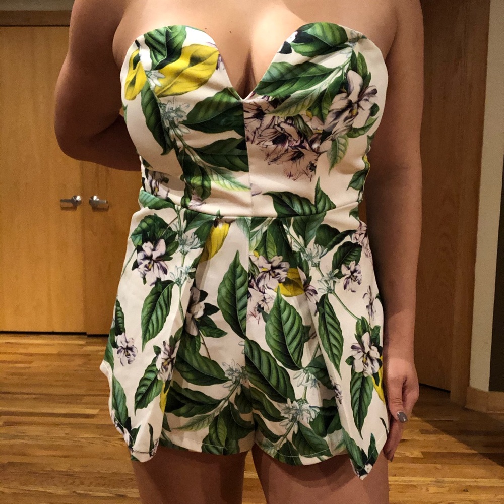Palm Leaf Romper